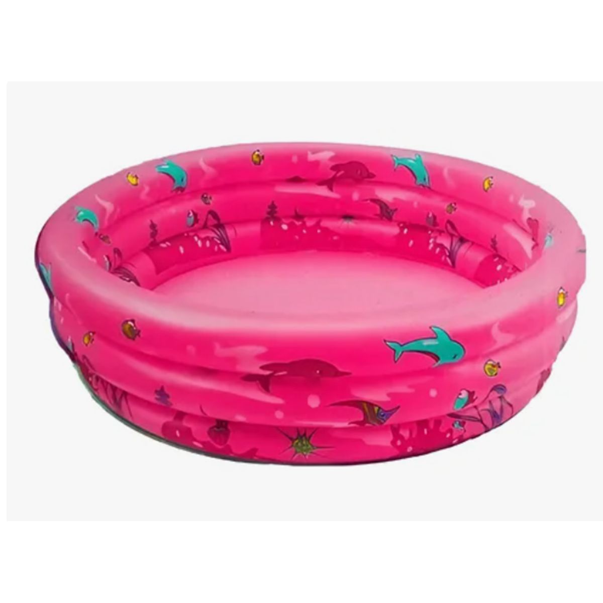 GENERICO - Piscina Inflable Niños Niñas 3 Anillos 120x40cm Rosa