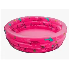 GENERICO - Piscina Inflable Niños Niñas 3 Anillos 120x40cm Rosa