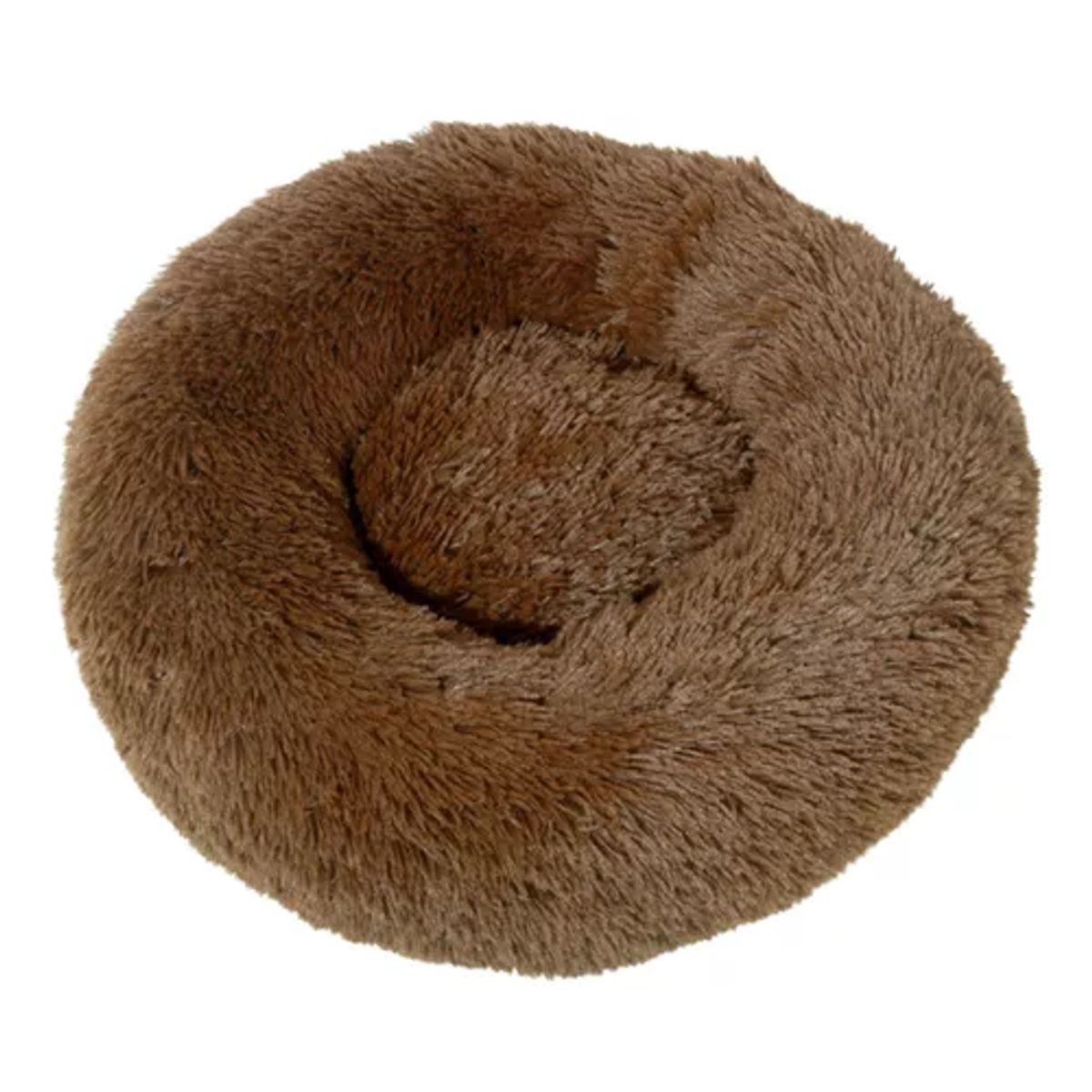 GENERICO - Cama para mascotas antiestrés 80 cm talla XL marrón