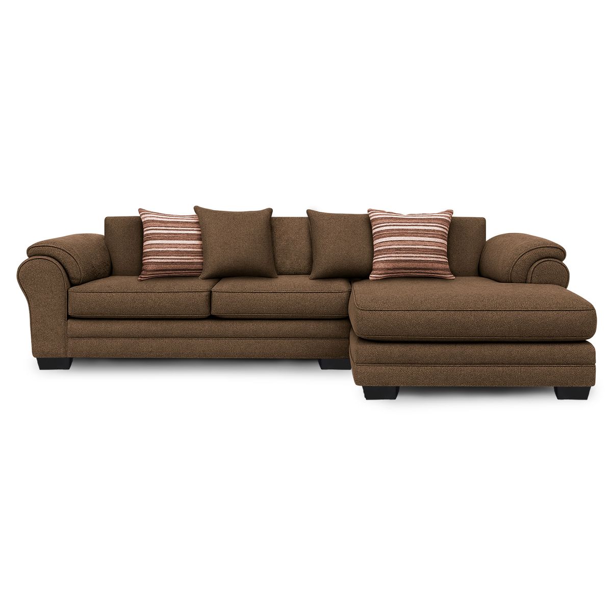 AMERICA DECORA - Sofá Seccional Derecho 5 Cuerpos XL Con Resorte Estructural Grandón Chenille