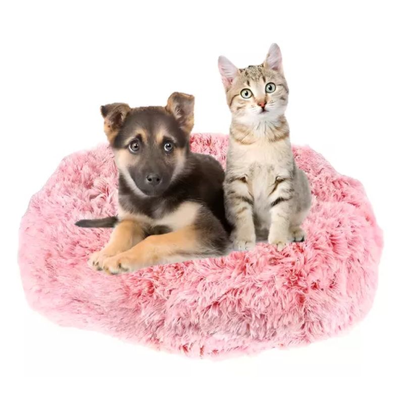 Cama tipo dona antiestrés para perros y gatos 40 cm Sodimac Chile