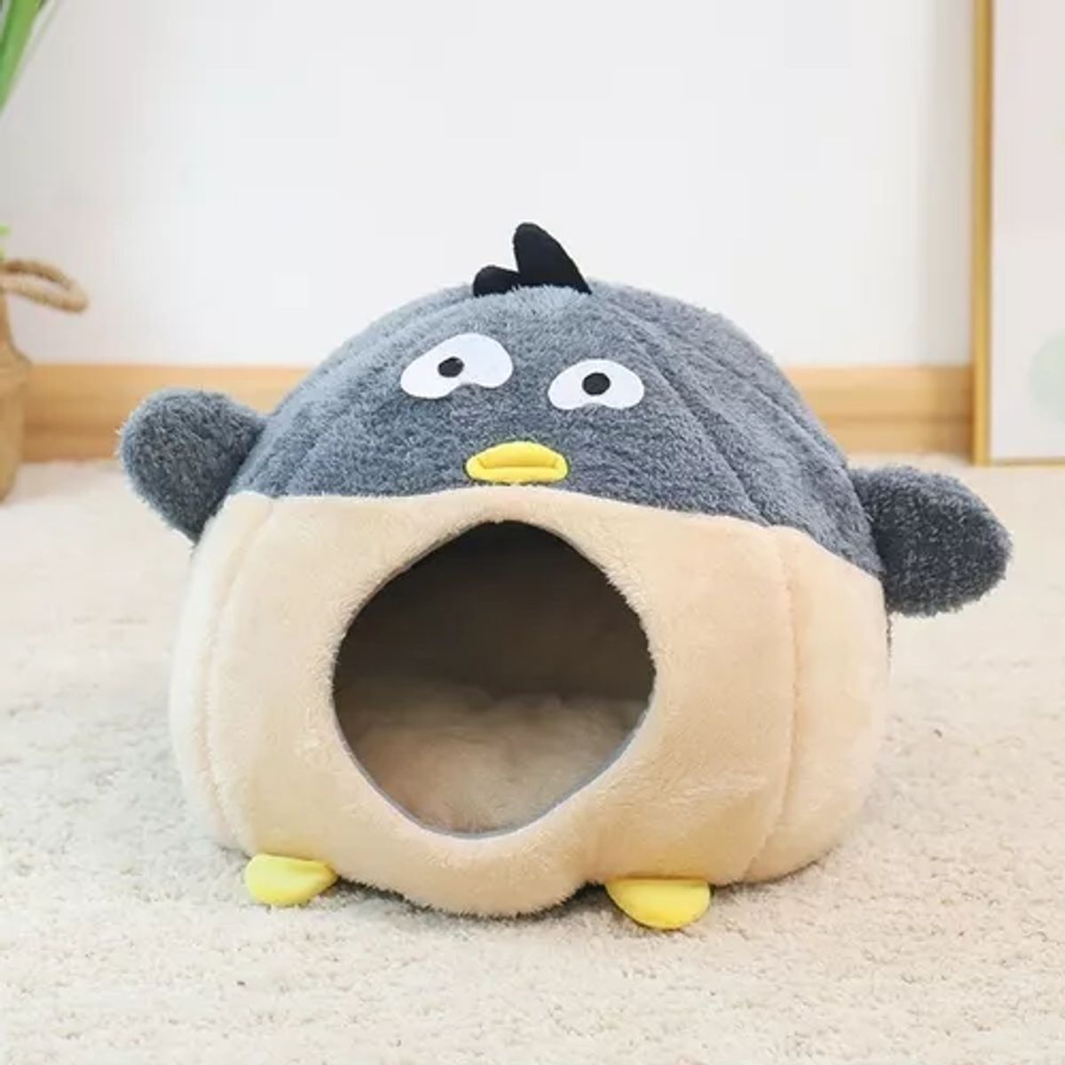GENERICO - Casa cama iglú para mascota diseño multicolor