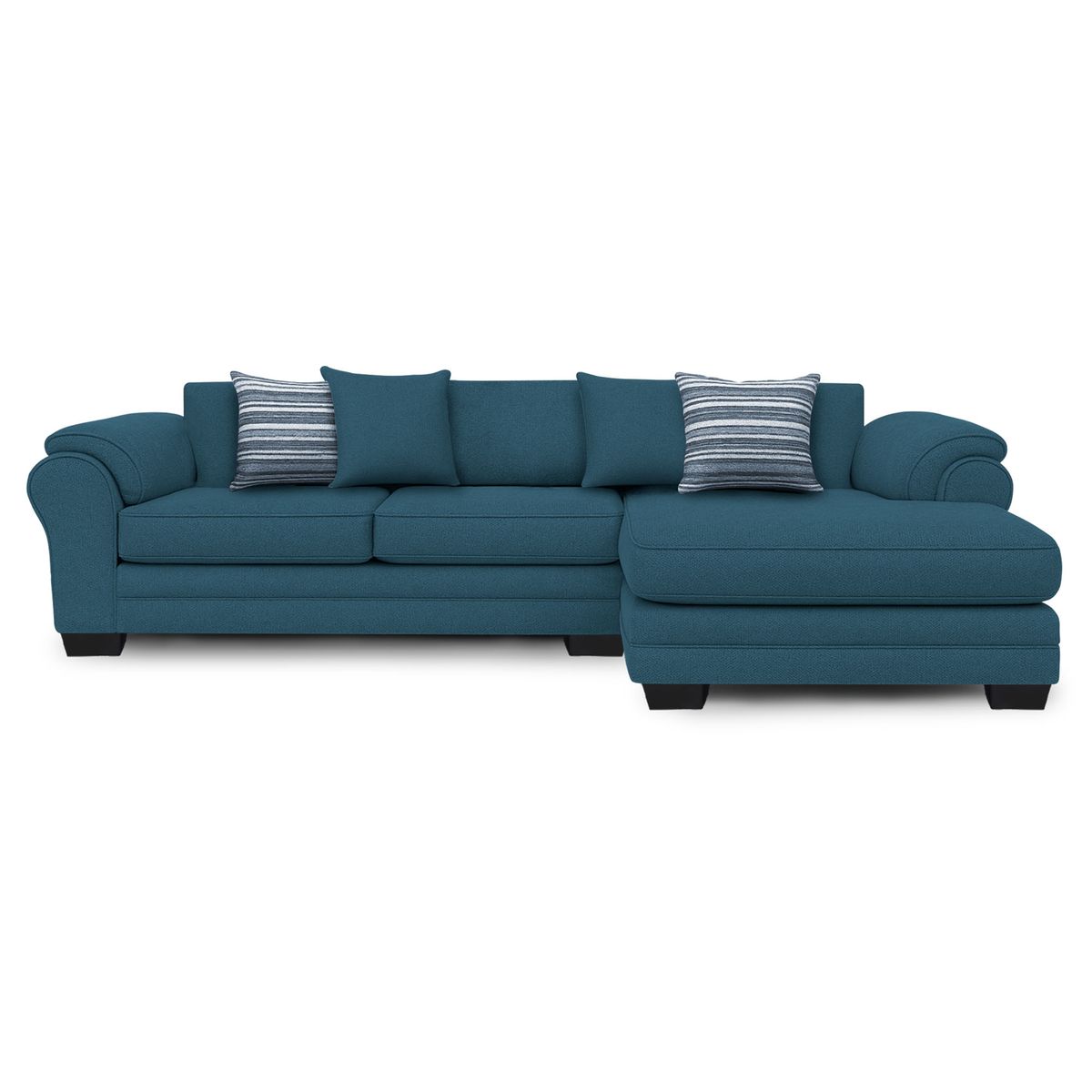 AMERICA DECORA - Sofá Seccional Derecho 5 Cuerpos XL Con Resorte Estructural Grandón Chenille