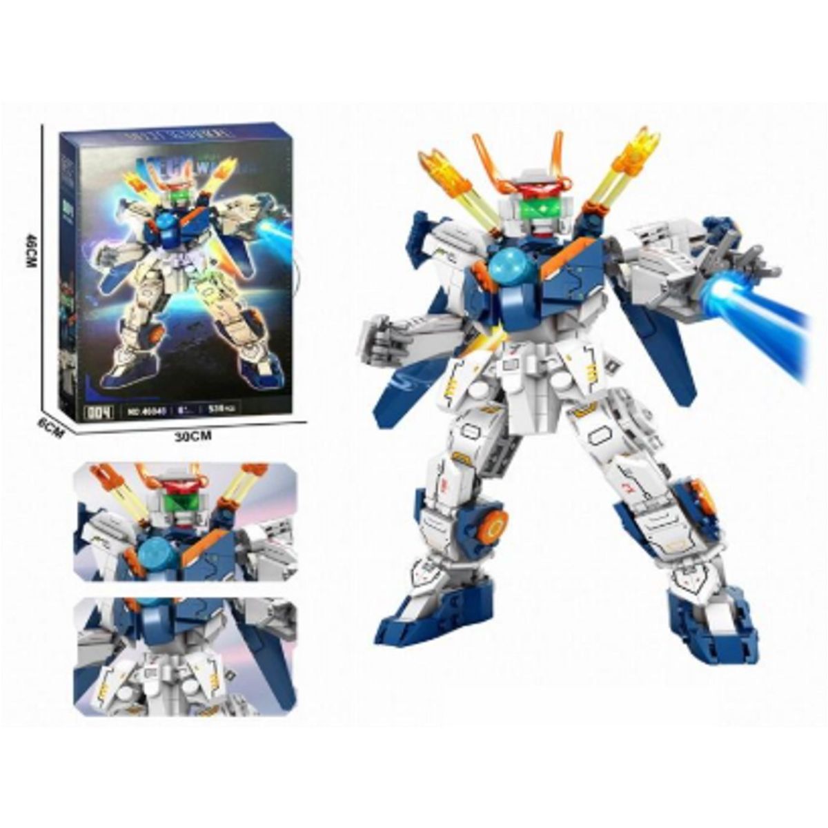 GENERICO - Juguete Armable Robot Peleador 539 Piezas