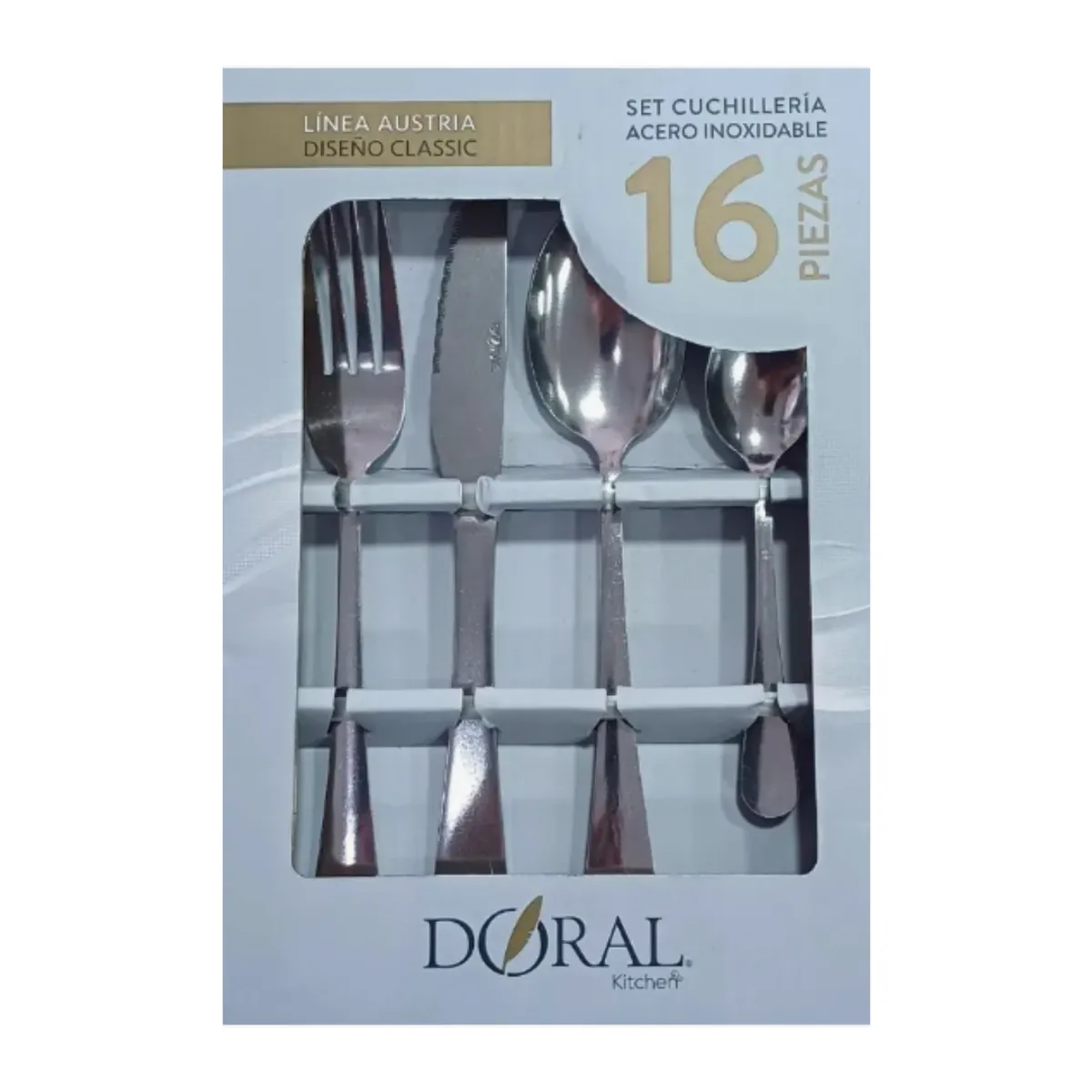 DORAL - Set De Cuchilleria 16 Piezas Austria Marca Doral
