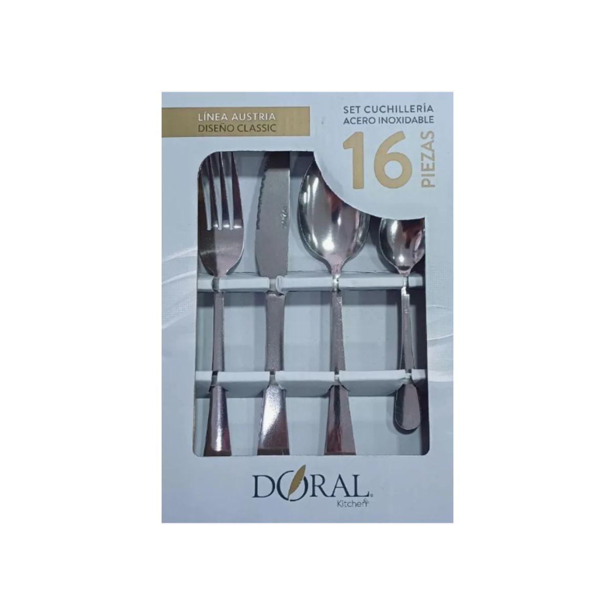 DORAL - Set De Cuchilleria 16 Piezas Austria Marca Doral
