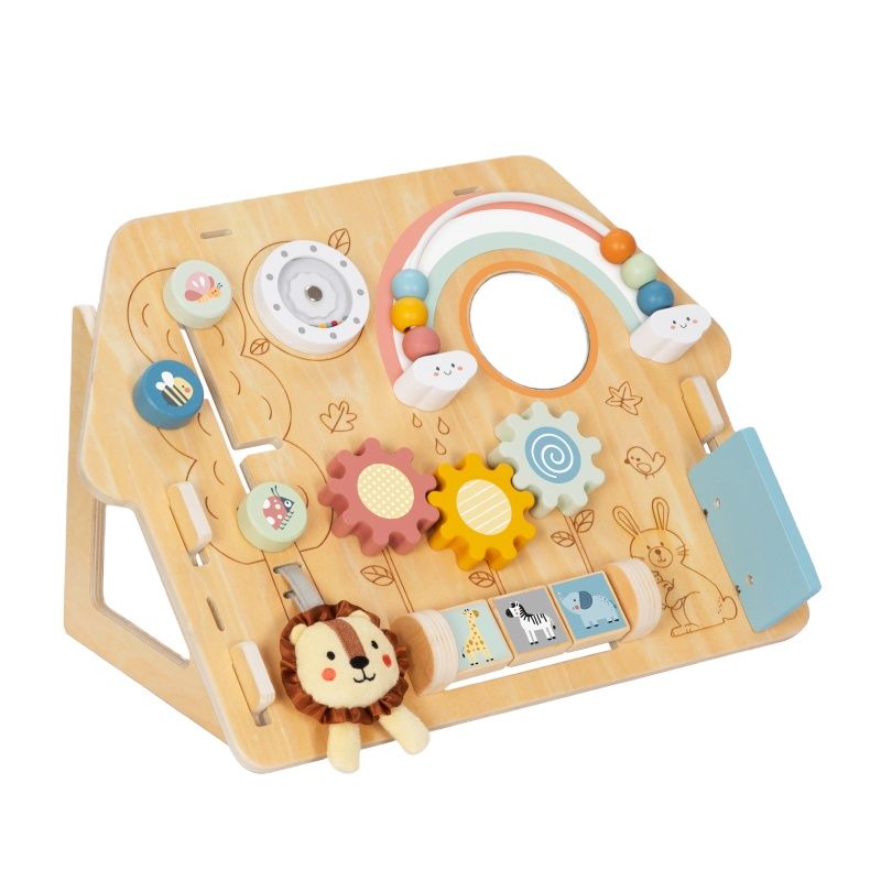 CHITINES - Tablero Sensorial De Madera Montessori - Casa De Juego