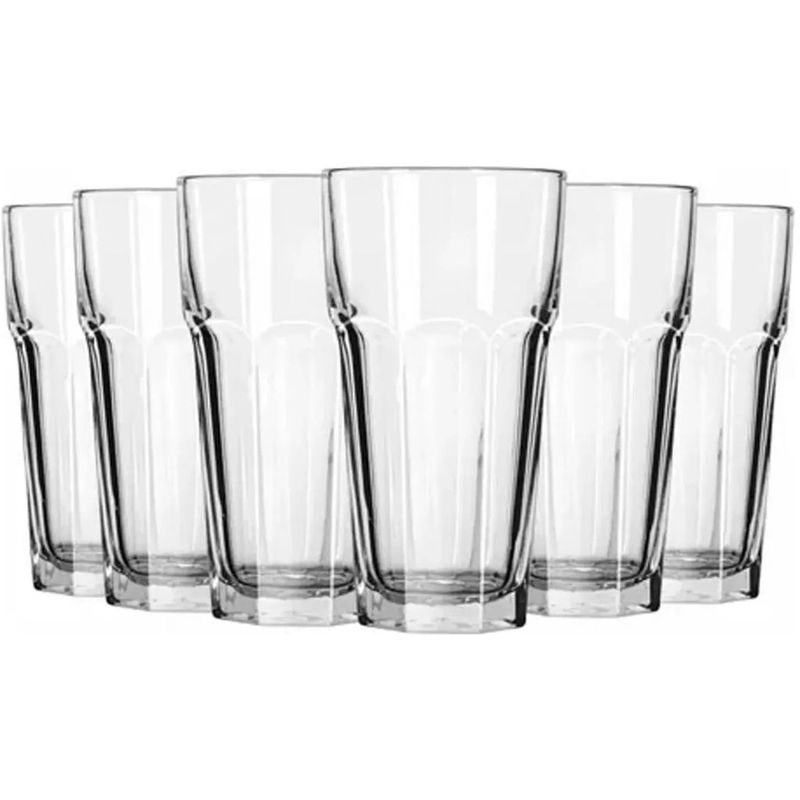 CRISTAR - Set 6 Vasos Alto Cooler Lisboa 493Cc