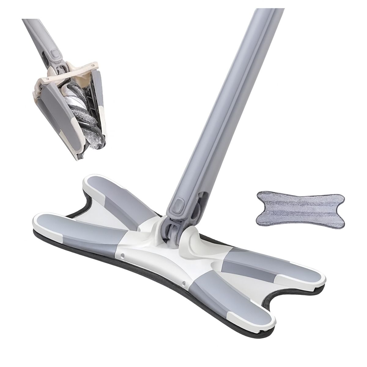 MOVI - Mopa Multiuso Microfibra con Mango Ergonómico