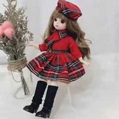 GENERICO - Muñeca Bjd 30 Cm, 12 Articulaciones, Con Ropa Y Zapatos