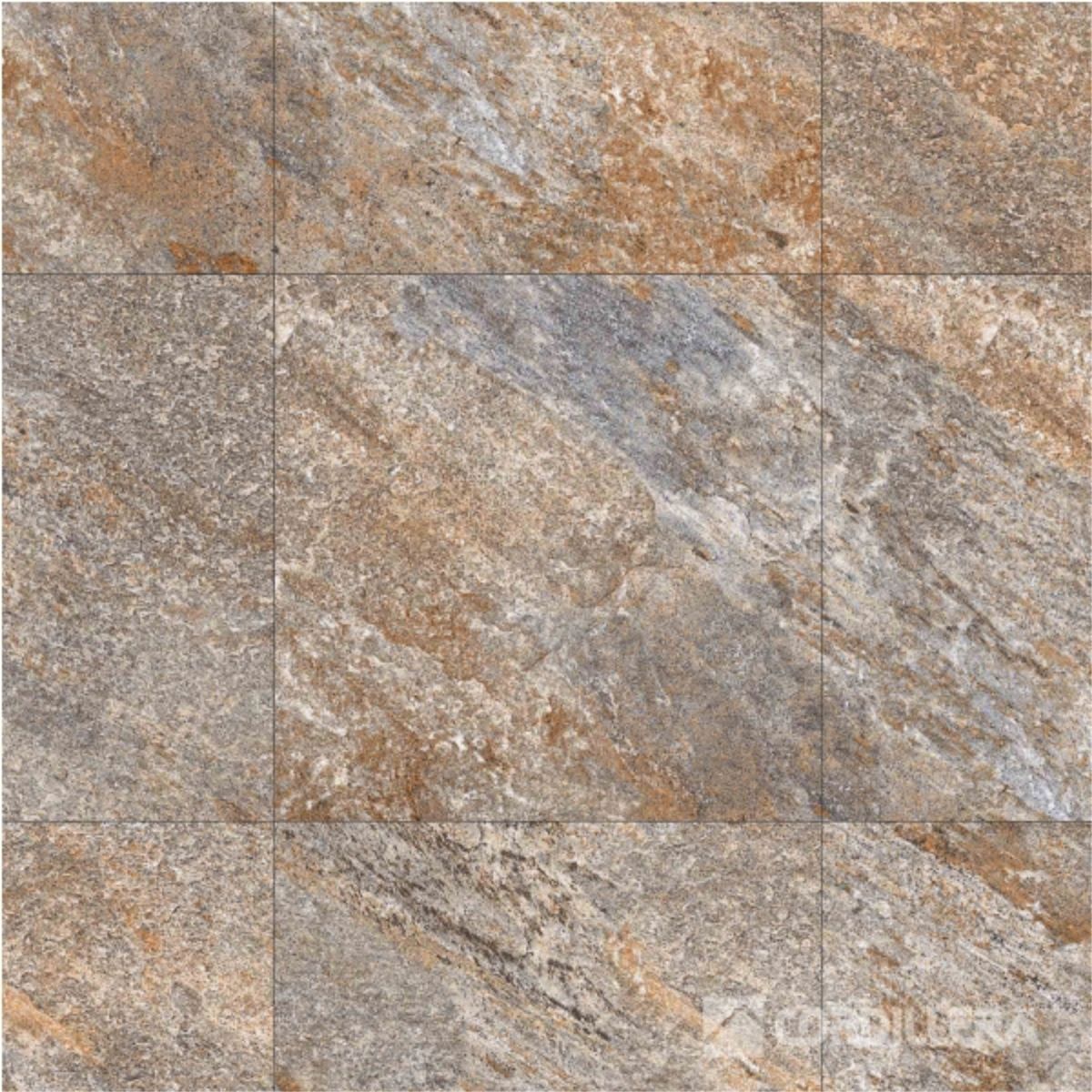 Cerámica 61X61 cm Quarzita óxido caja 1,48 mt2, marca CORDILLERA - Foto Principal
