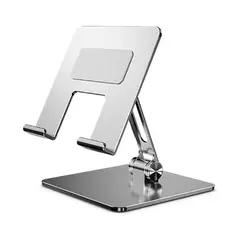 GENERICO - Soporte Escritorio Metal Plegable Tablet Y iPad