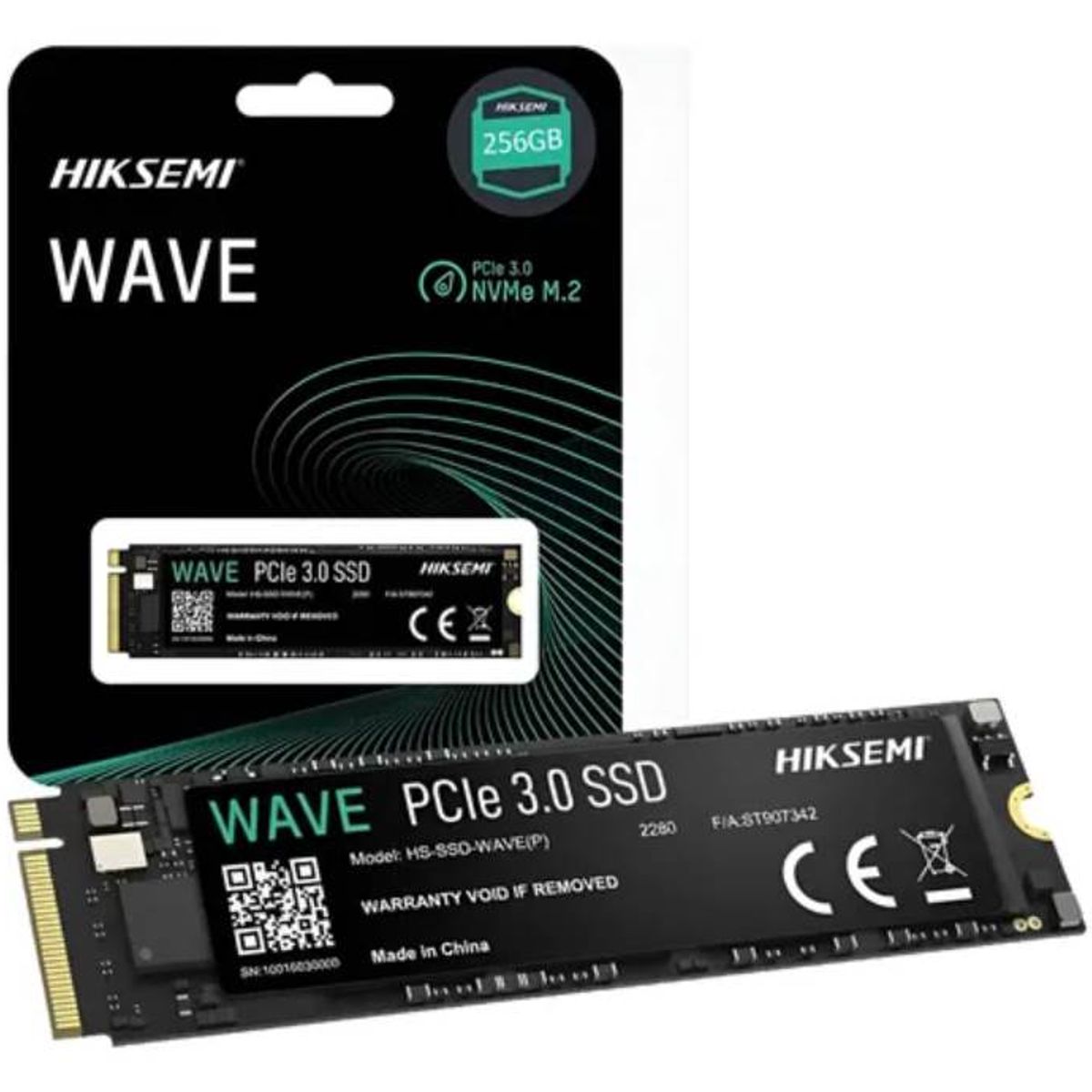 HIKVISION - Disco Ssd Solido Hiksemi Nvme M.2 M2 2280 256g Pcie 3.0 Wave