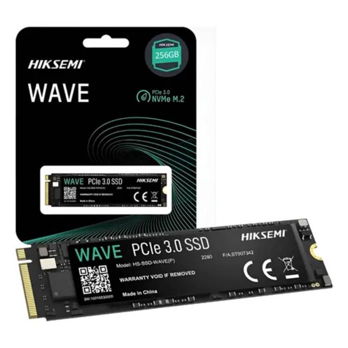 HIKVISION - Disco Ssd Solido Hiksemi Nvme M.2 M2 2280 256g Pcie 3.0 Wave