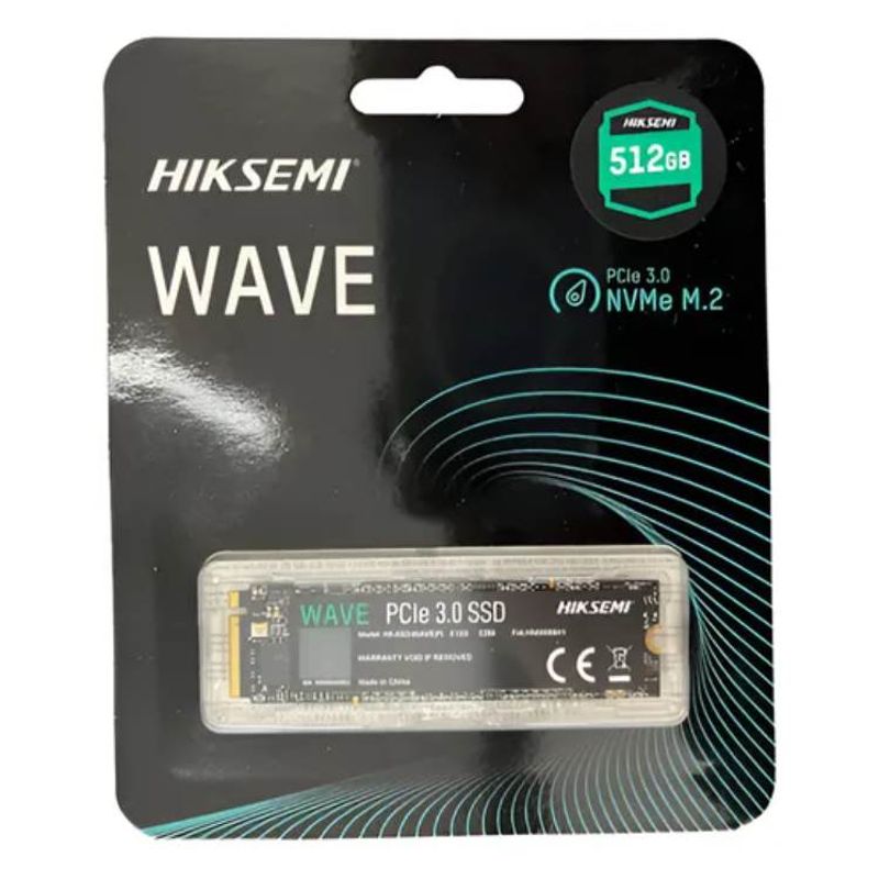 HIKVISION - Disco Ssd Solido Hiksemi Nvme M.2 M2 2280 512GB Pcie 3.0 Wave