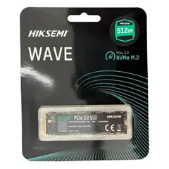 HIKVISION - Disco Ssd Solido Hiksemi Nvme M.2 M2 2280 512GB Pcie 3.0 Wave