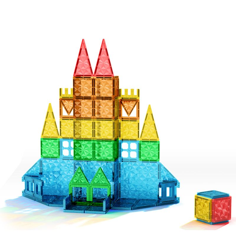 MAGNETICS - Set de Bloques Magnéticos Diamonds Series – 80 Piezas
