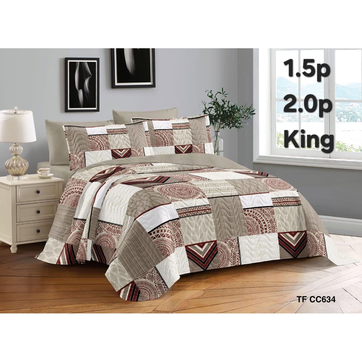 GENERICO - cubrecamas  quilt verano 2plazas 230x250
