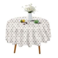 Mantel De Hule Plastico Mesa Redondo Diseños 140cm