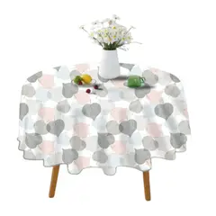 OEM - Mantel De Hule Plastico Mesa Redondo Diseños 140cm