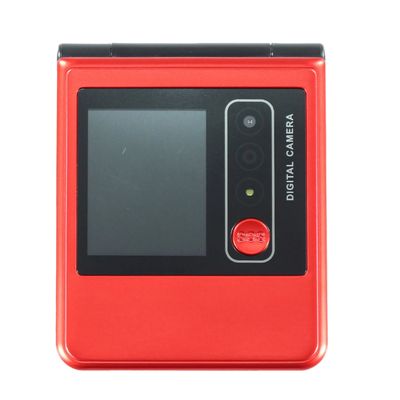 Tecnolab Celular Senior 4G Dual Sim Sos Doble Pantalla Rojo