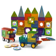 MAGNETICS - Set de Bloques Magnéticos STEM – 73 Piezas