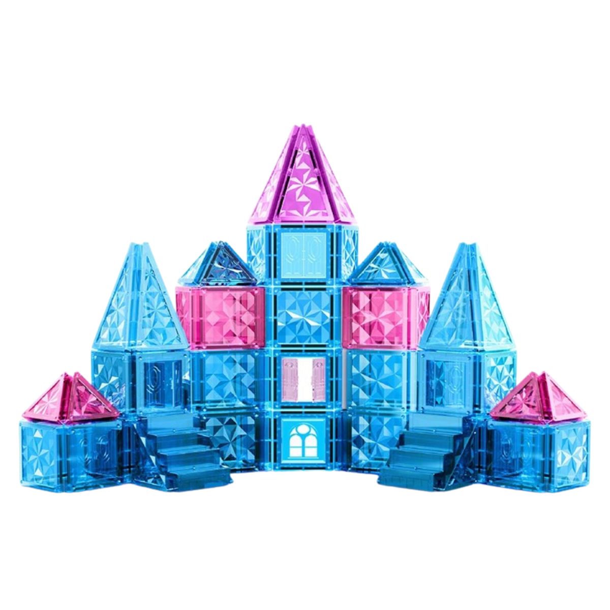 MAGNETICS - Set de Bloques Magnéticos Diamond Series – 80 Piezas