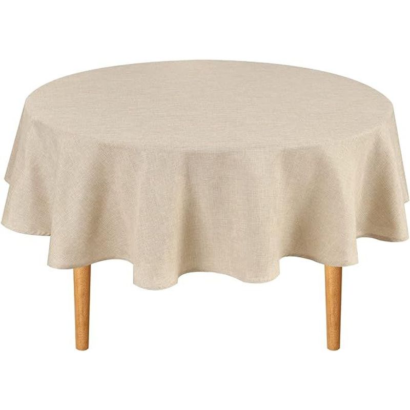 OEM - Mantel De Hule Plastico Mesa Redondo Color 140cm
