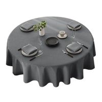 Mantel De Hule Plastico Mesa Redondo Color 140cm