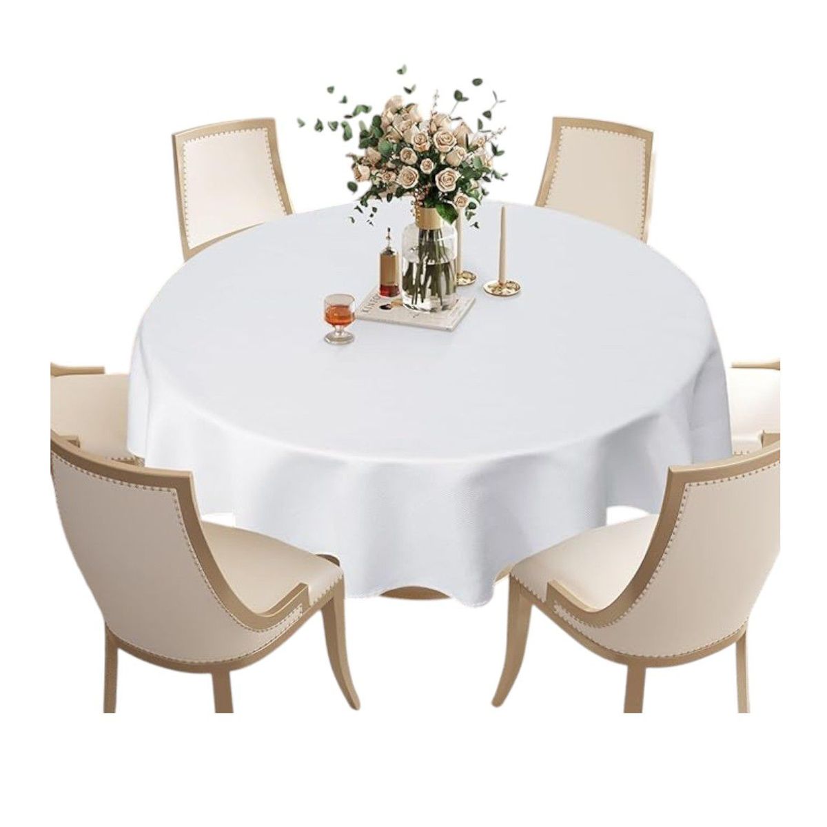 OEM - Mantel De Hule Plastico Mesa Redondo Color 140cm
