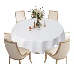 OEM - Mantel De Hule Plastico Mesa Redondo Color 140cm