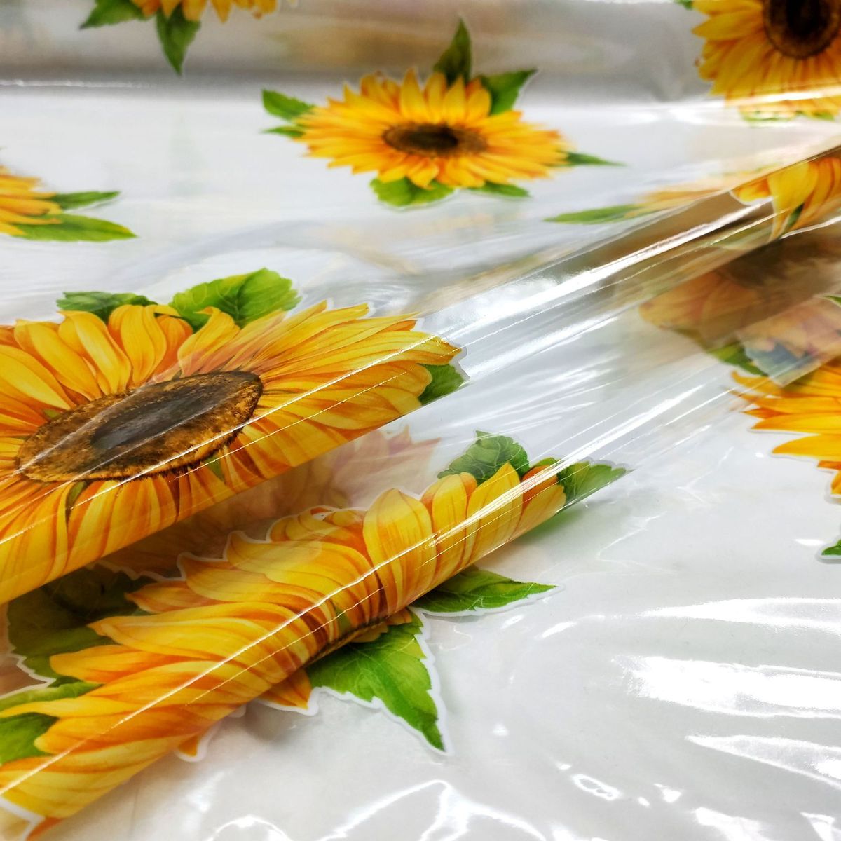 OEM - Mantel De Hule Plastico Redondo Transparente Diseños