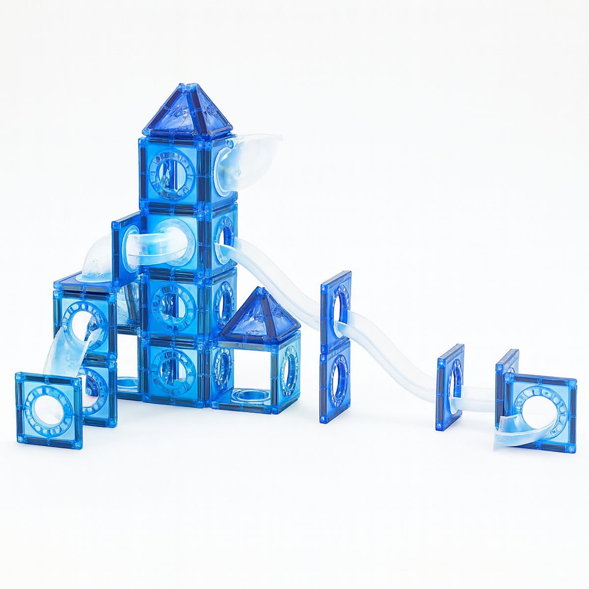 MAGNETICS - Set de Bloques Castillo Magnéticos STEM – 65 Piezas