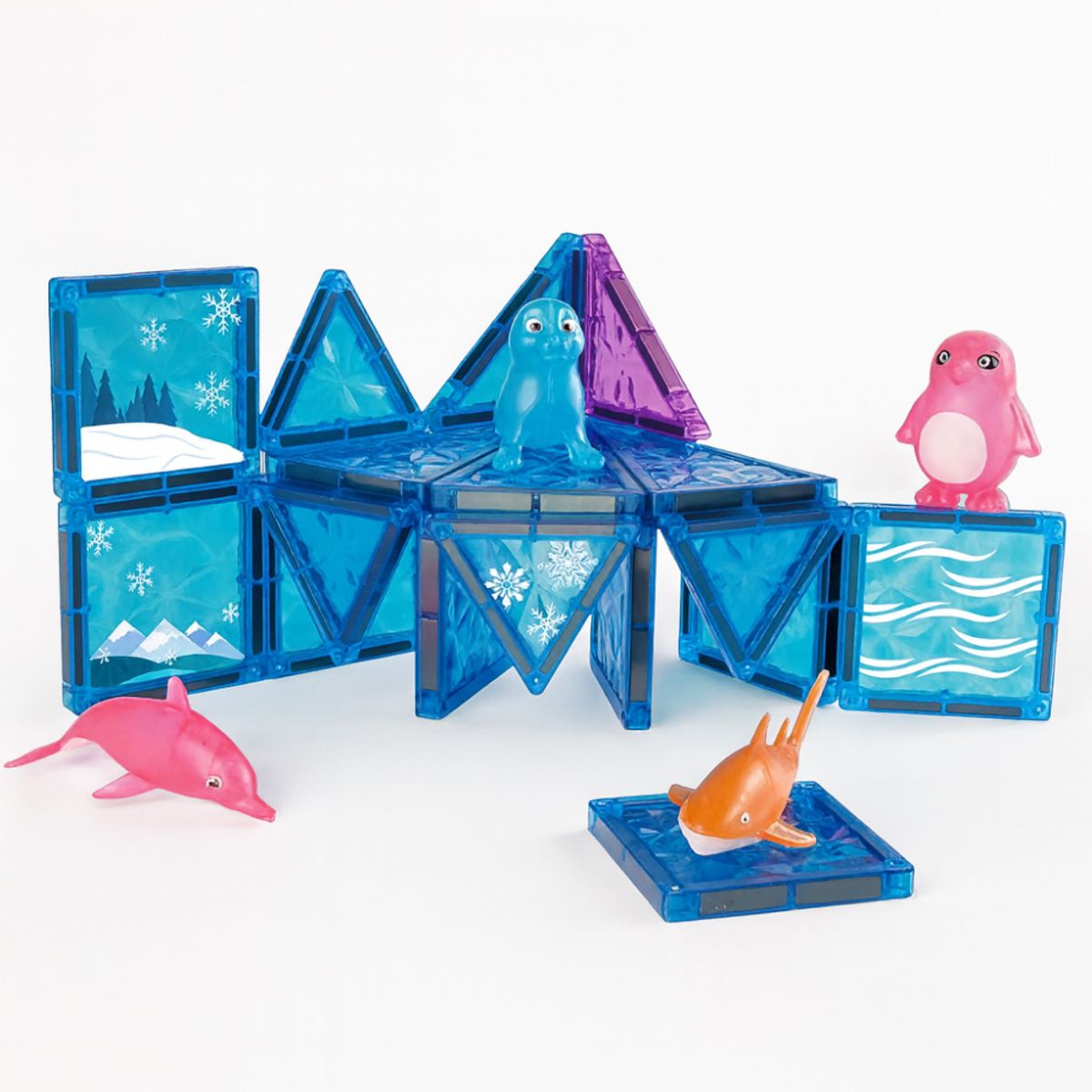 MAGNETICS - Set de Bloques Magnéticos – 22 Piezas (Temática Polar)