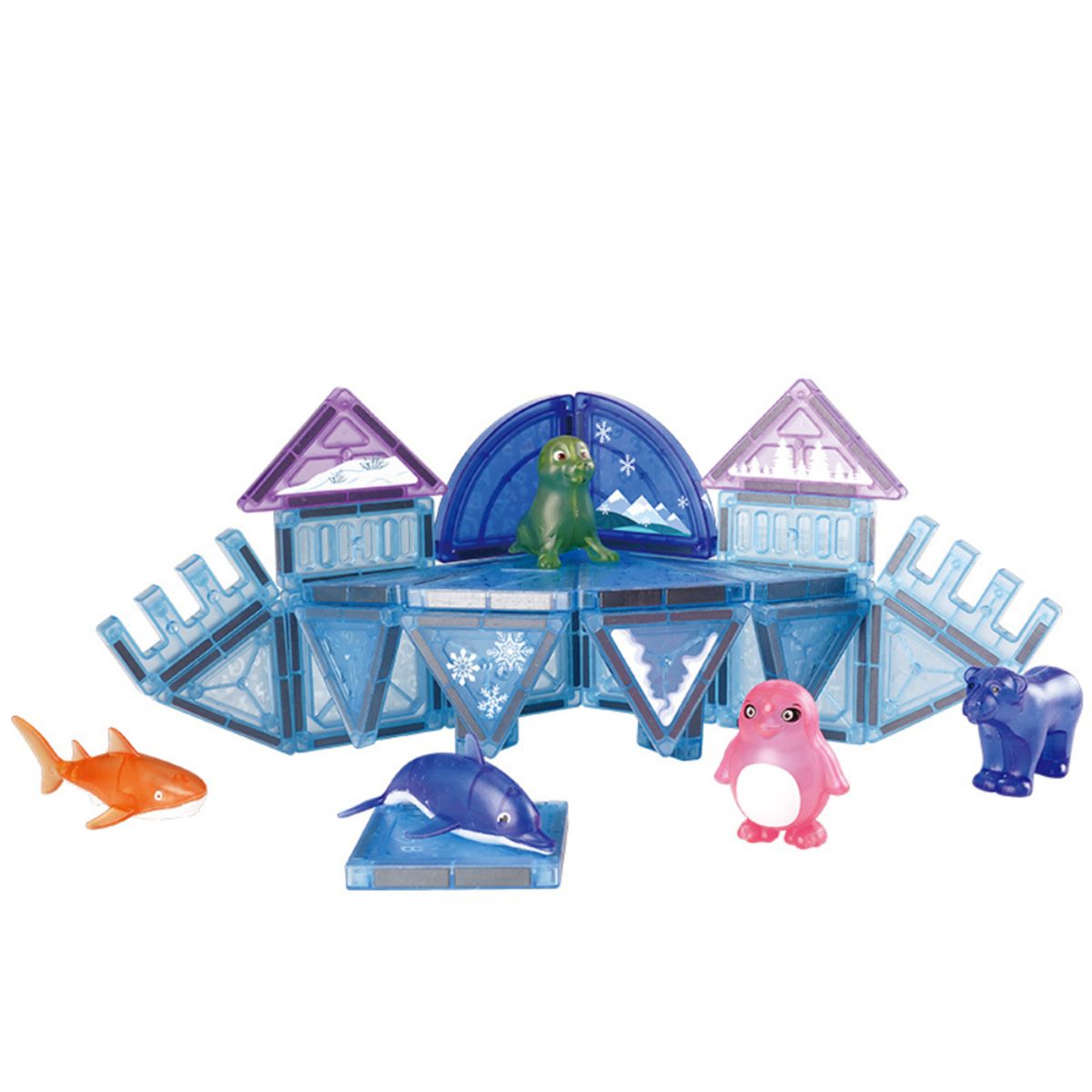 MAGNETICS - Set de Bloques Castillo Magnéticos – 30 Pcs