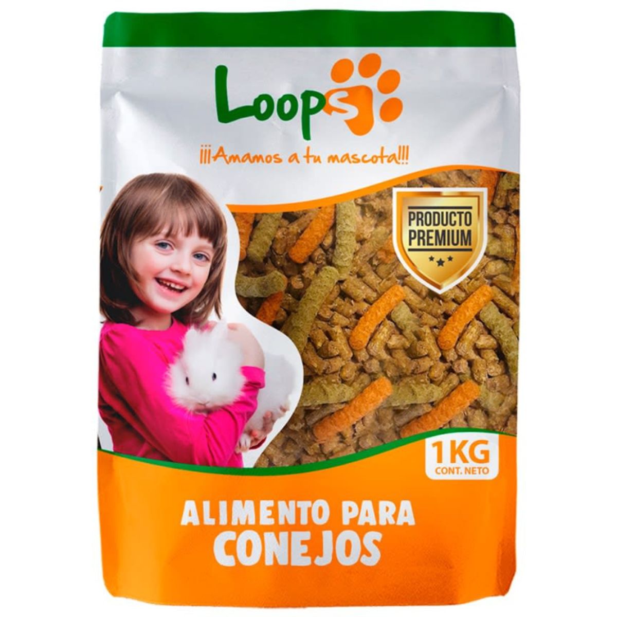 LOOP - Alimento para Conejos Loops premium 1kg