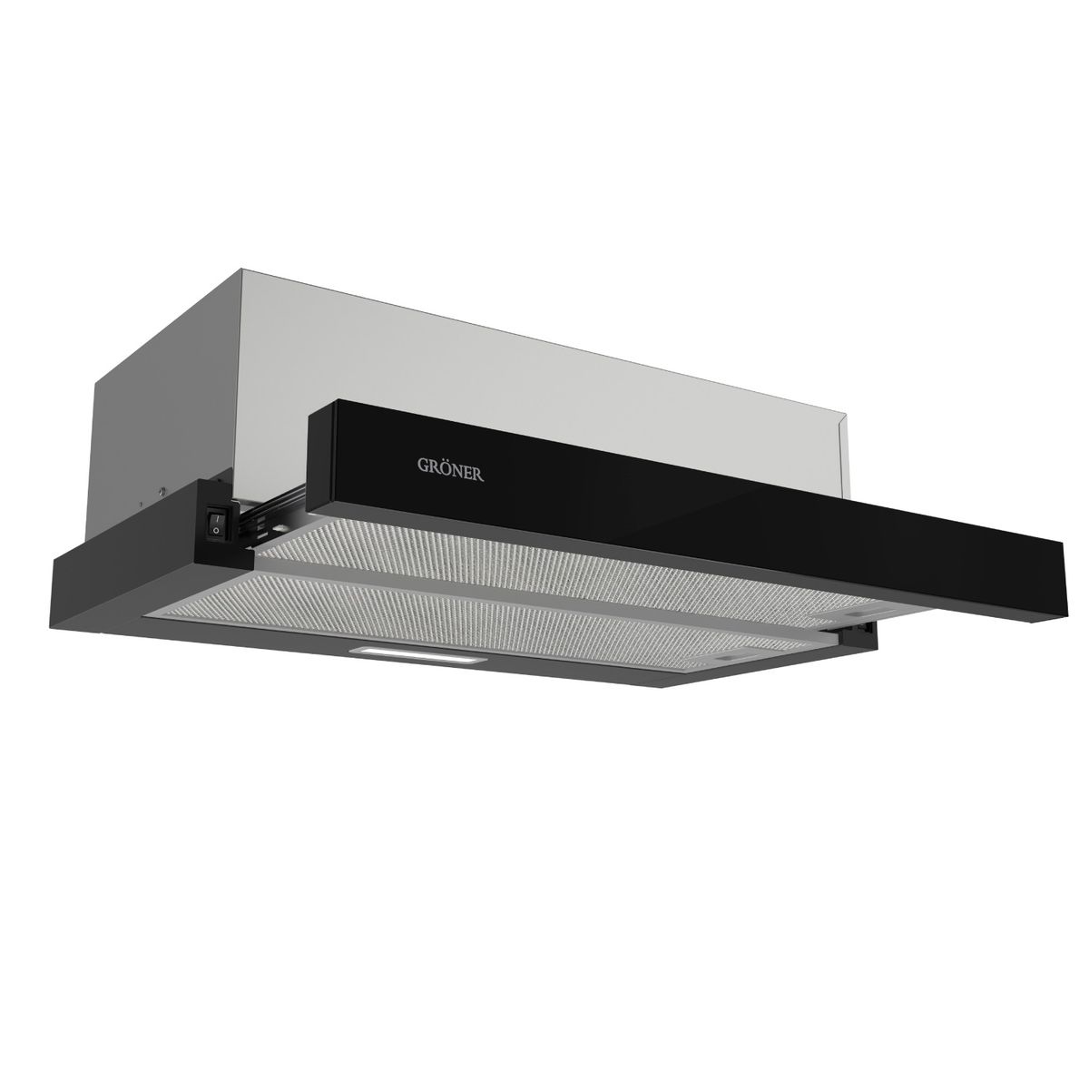 GRONER - Campana Retráctil Gröner Black Glass T60