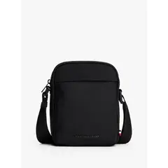 TOMMY HILFIGER - Bolso Reporter Con Logo Metálico Negro