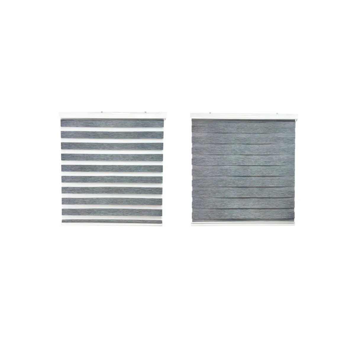 GENERICO - Cortina roller duo 140x200 gris jaspeado