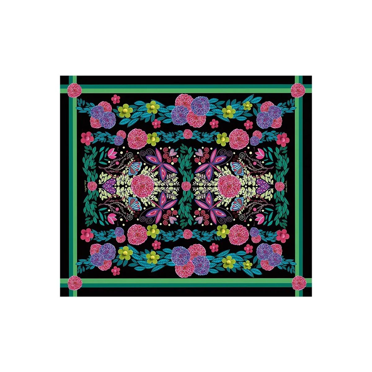 ISA SOLER - Alfombra vinílica 140 x 160 Jardin Botánico