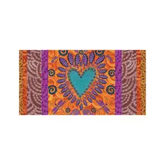 ISA SOLER - Alfombra Corazon Tierra 70 x 140