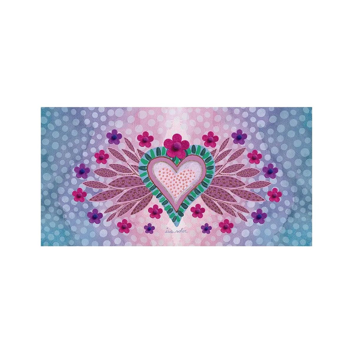 ISA SOLER - Alfombra Frida Rosa 70x140