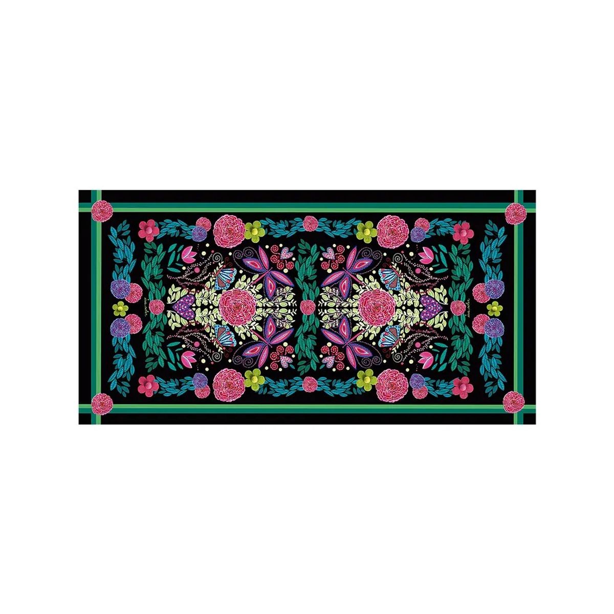 ISA SOLER - Alfombra Vinílica 70 x 140 Jardín Botánico