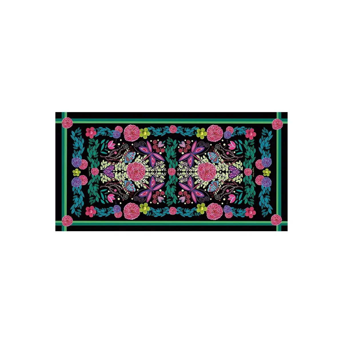 ISA SOLER - Alfombra Vinílica 70 x 140 Jardín Botánico