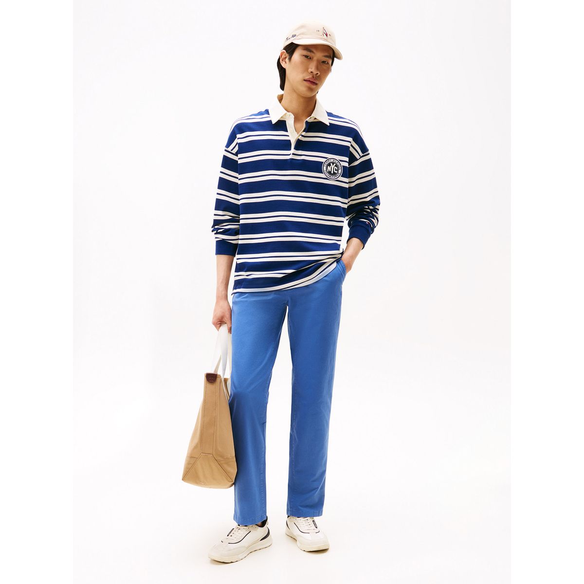 TOMMY HILFIGER - Pantalón Chino Denton Recto Azul Tommy Hilfiger