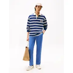 TOMMY HILFIGER - Pantalón Chino Denton Recto Azul