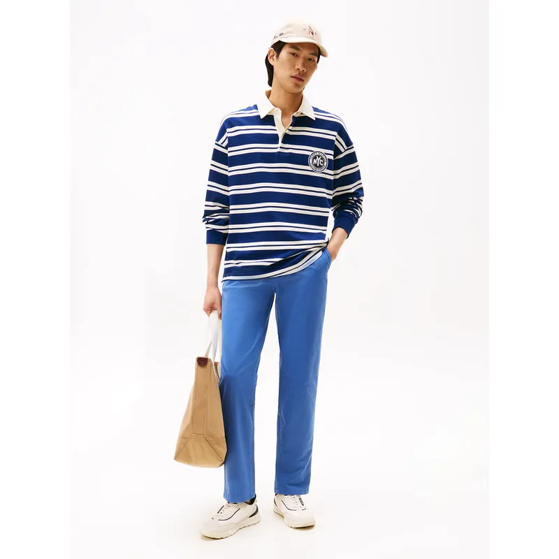 TOMMY HILFIGER - Pantalón Chino Denton Recto Azul Tommy Hilfiger