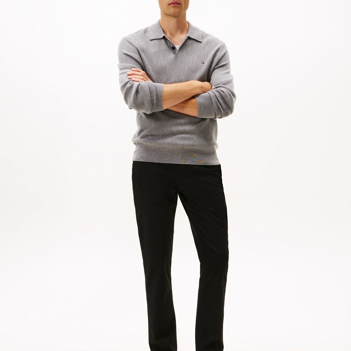 TOMMY HILFIGER - Pantalón Denton Essential Negro Tommy Hilfiger