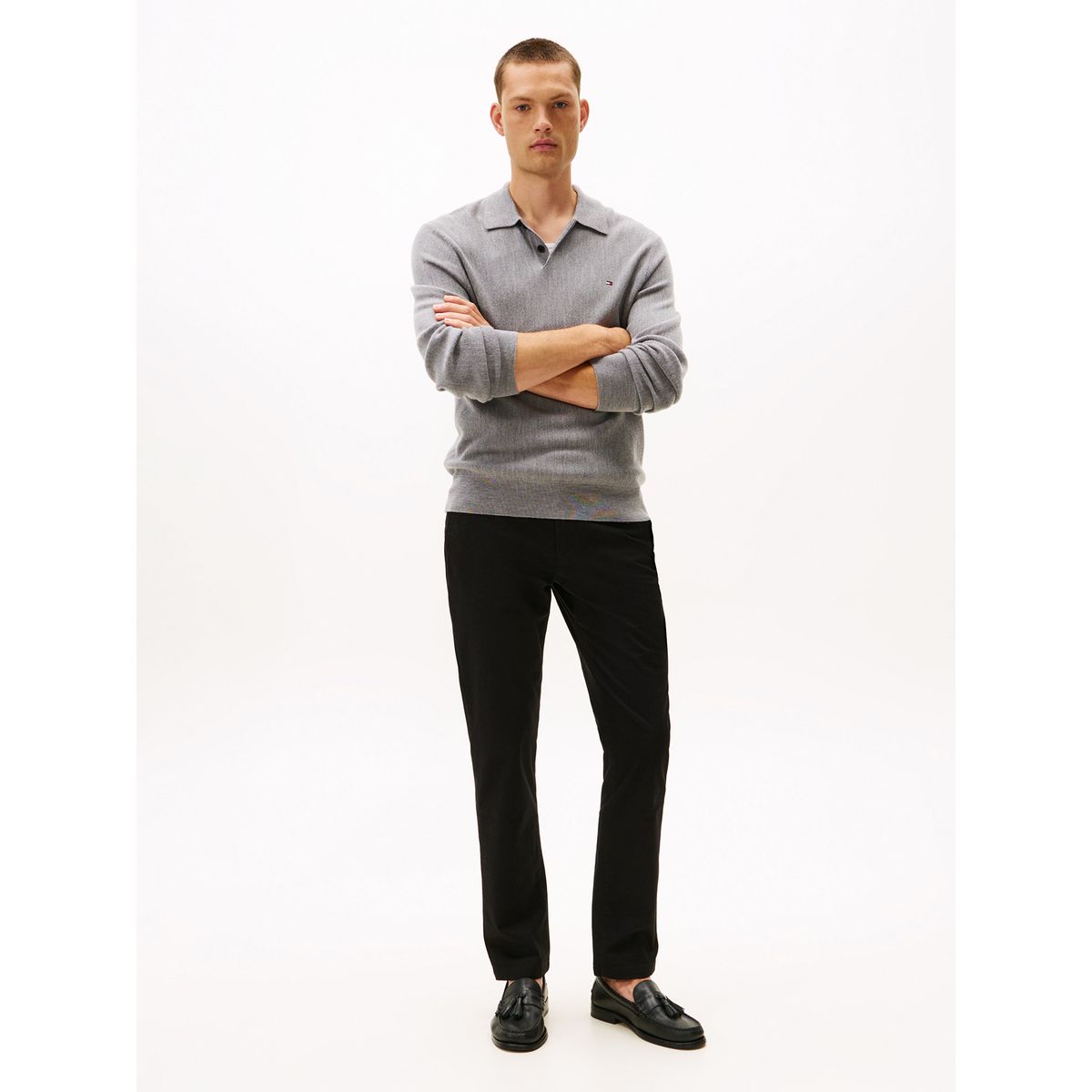 TOMMY HILFIGER - Pantalón Denton Essential Negro Tommy Hilfiger