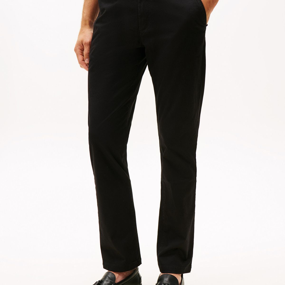 TOMMY HILFIGER - Pantalón Denton Essential Negro Tommy Hilfiger